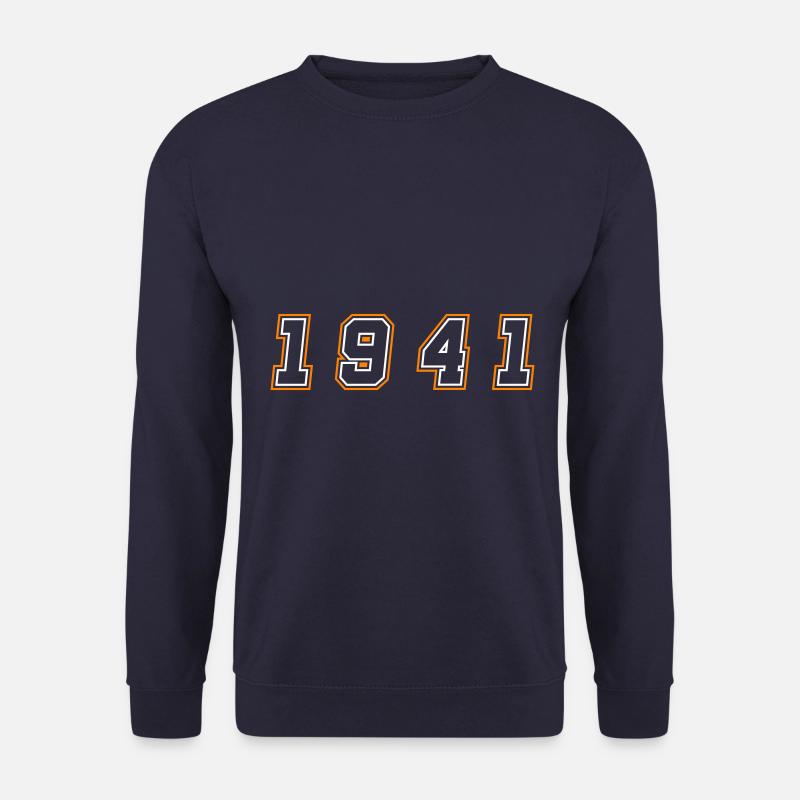 1941 Jahr Zahl - Unisex Pullover - Navy