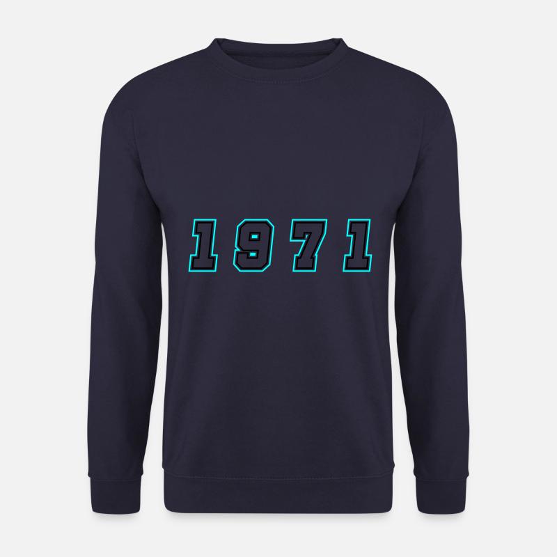 1971 Jahr Zahl - Unisex Pullover - Navy