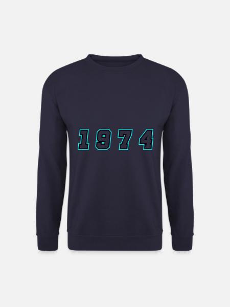 1974 Year Number - Unisex Sweatshirt - navy