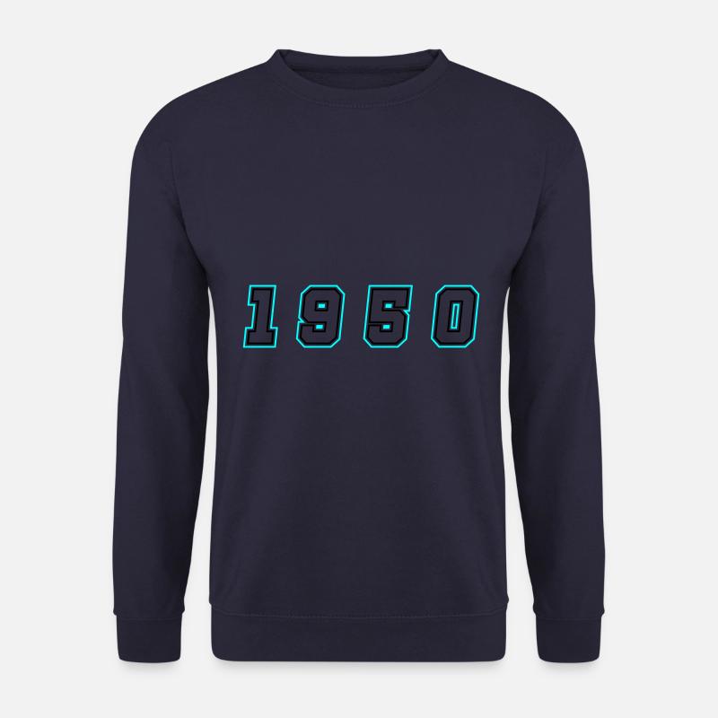 Numéro de l’année 1950 - Sweat-shirt Unisexe - marine