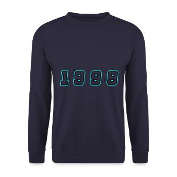 Numéro de l’année 1999 - Sweat-shirt Unisexe - marine - Devant - Alina (178cm) & Michal (187cm)