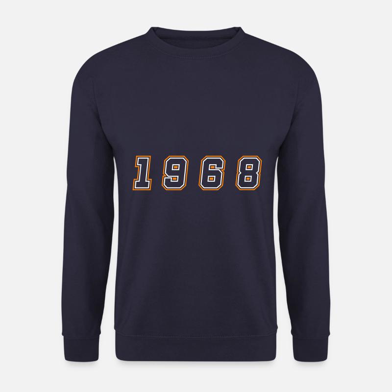 1968 Jahr Zahl - Unisex Pullover - Navy