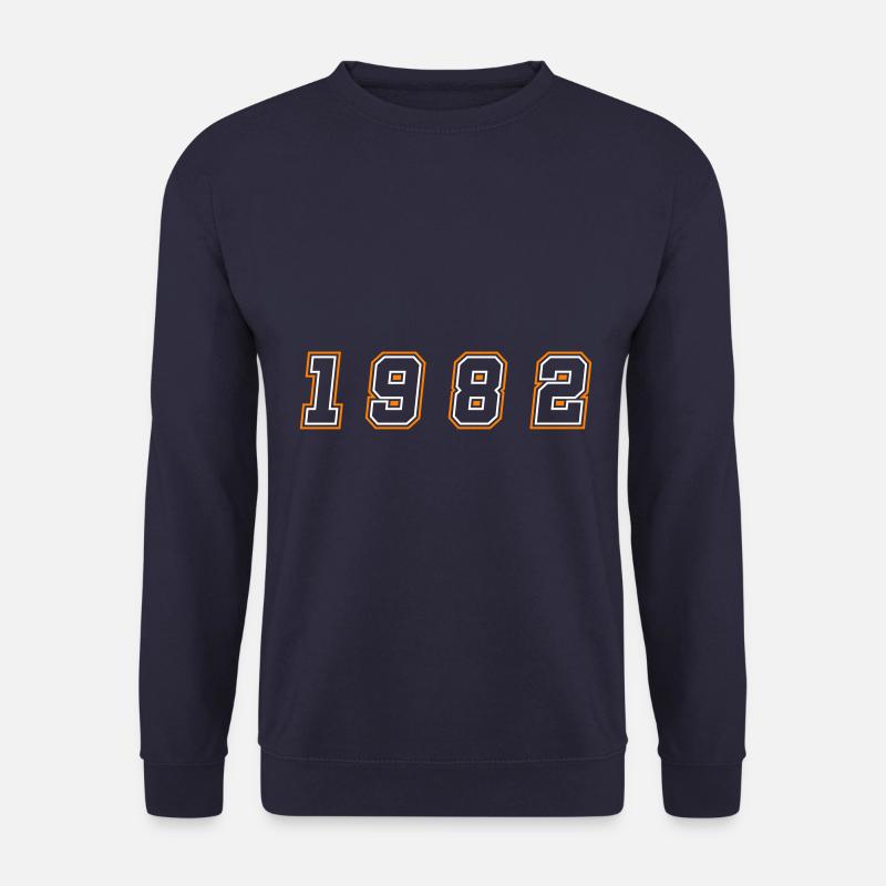1982 Jahr Zahl - Unisex Pullover - Navy