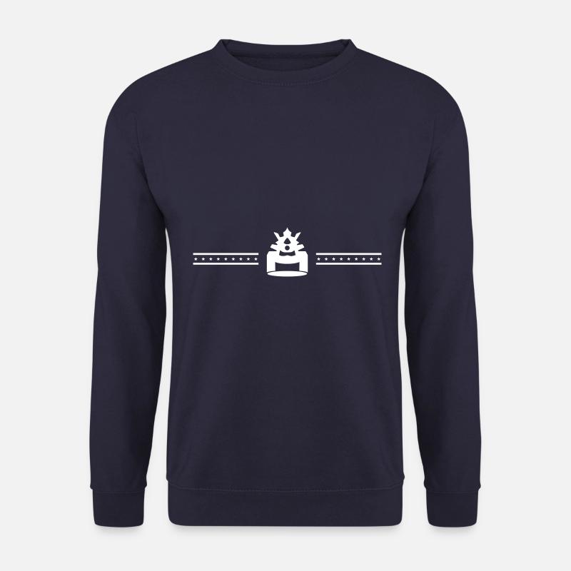 Samurai Helmet Line - Unisex Sweatshirt - navy
