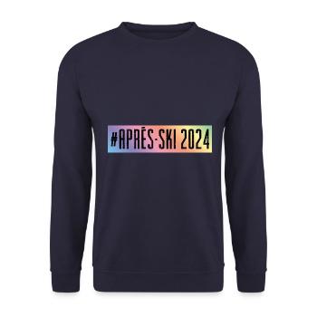 Après-ski 2024 Coloré - Sweat-shirt Unisexe - marine - Devant - Alina (178cm) & Michal (187cm)