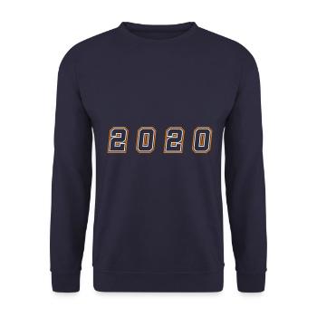 Numéro de l’année 2020 - Sweat-shirt Unisexe - marine - Devant - Alina (178cm) & Michal (187cm)