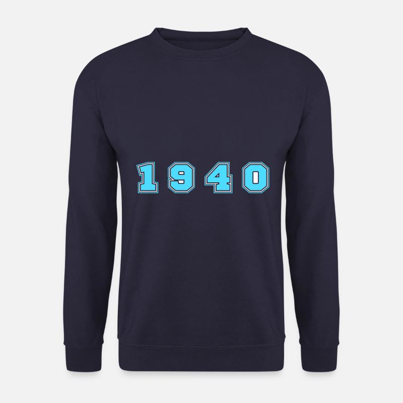 1940 Jahr Zahl - Unisex Pullover - Navy