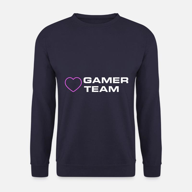 Gamer Team Herz - Unisex Pullover - Navy