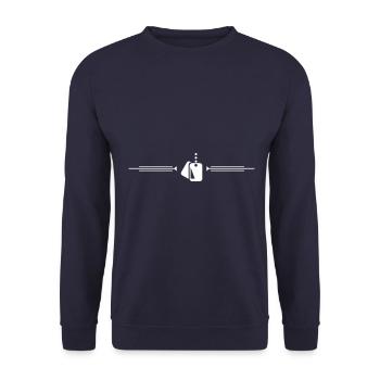Badge Line icon - Unisex Sweatshirt - navy - Front - Alina (178cm) & Michal (187cm)