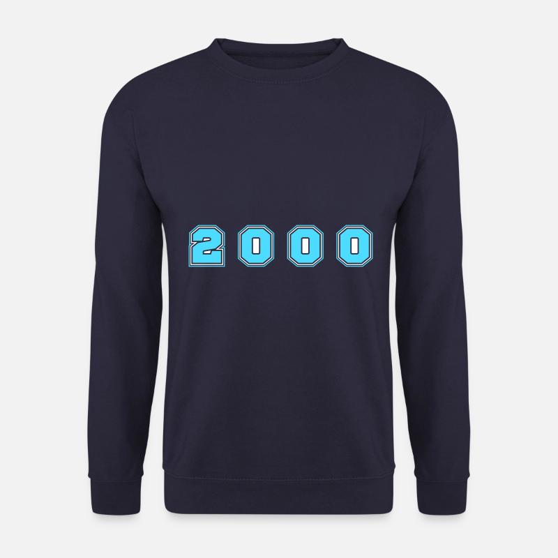 2000 Jahr Zahl - Unisex Pullover - Navy