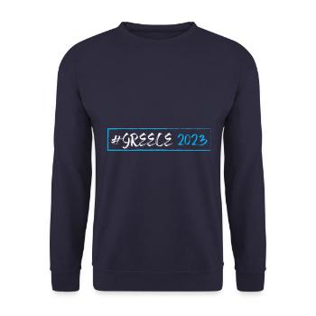 Greece 2023 - Unisex Pullover - Navy - Vorne - Alina (178cm) & Michal (187cm)