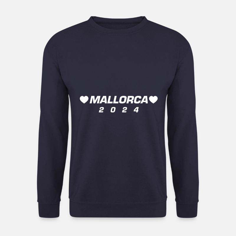 Mallorca 2024 Heart - Unisex Sweatshirt - navy