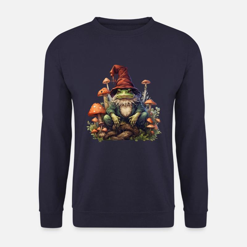 ZAUBERER FROSCH - Unisex Pullover - Navy