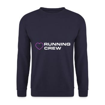 Équipe de course - Sweat-shirt Unisexe - marine - Devant - Alina (178cm) & Michal (187cm)
