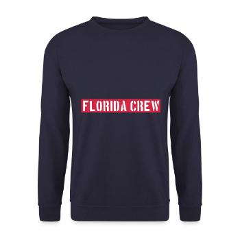 Équipage de Floride - Sweat-shirt Unisexe - marine - Devant - Alina (178cm) & Michal (187cm)
