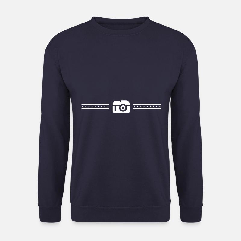 Camera Line icon - Unisex Sweatshirt - navy