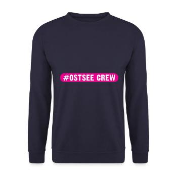 Baltic Sea Crew - Unisex Sweatshirt - navy - Front - Alina (178cm) & Michal (187cm)
