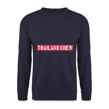 Thailand Crew - Unisex Pullover - Navy - Vorne - Alina (178cm) & Michal (187cm)