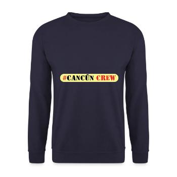 Cancun Crew - Unisex Pullover - Navy - Vorne - Alina (178cm) & Michal (187cm)