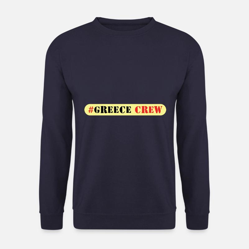 Grèce Équipage - Sweat-shirt Unisexe - marine