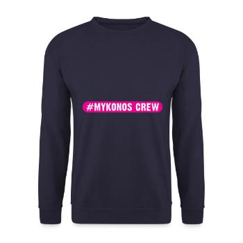 Mykonos Crew - Unisex Pullover - Navy - Vorne - Alina (178cm) & Michal (187cm)