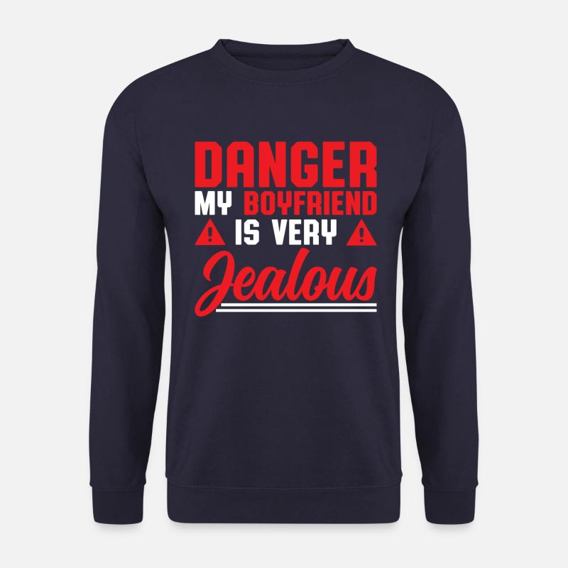eifersüchtiger freund - Unisex Pullover - Navy