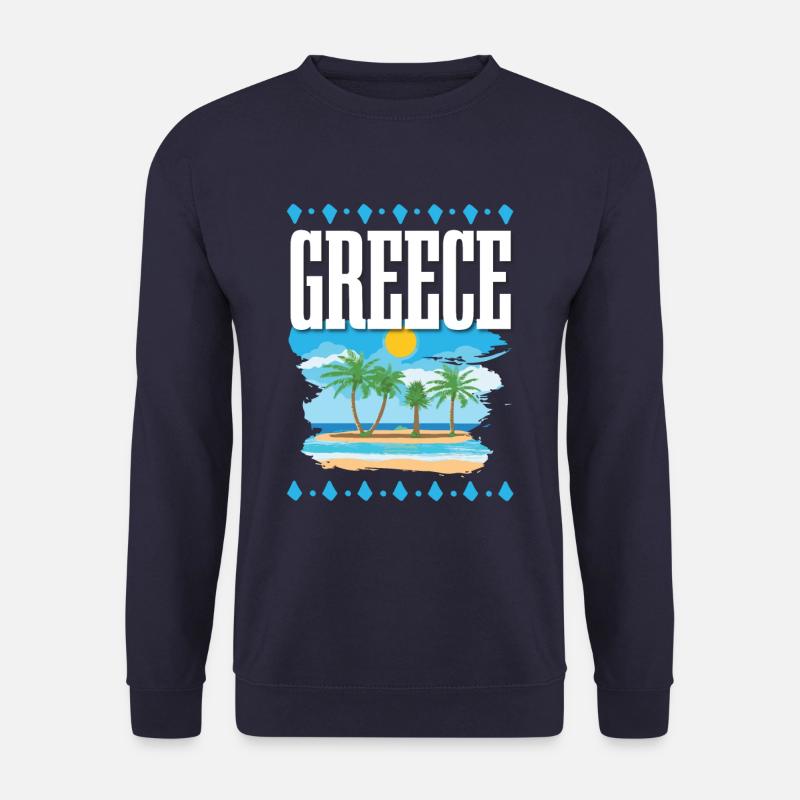 Greece - Unisex Pullover - Navy