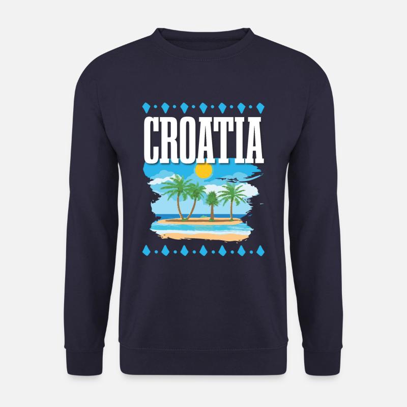 Croatia - Unisex Pullover - Navy