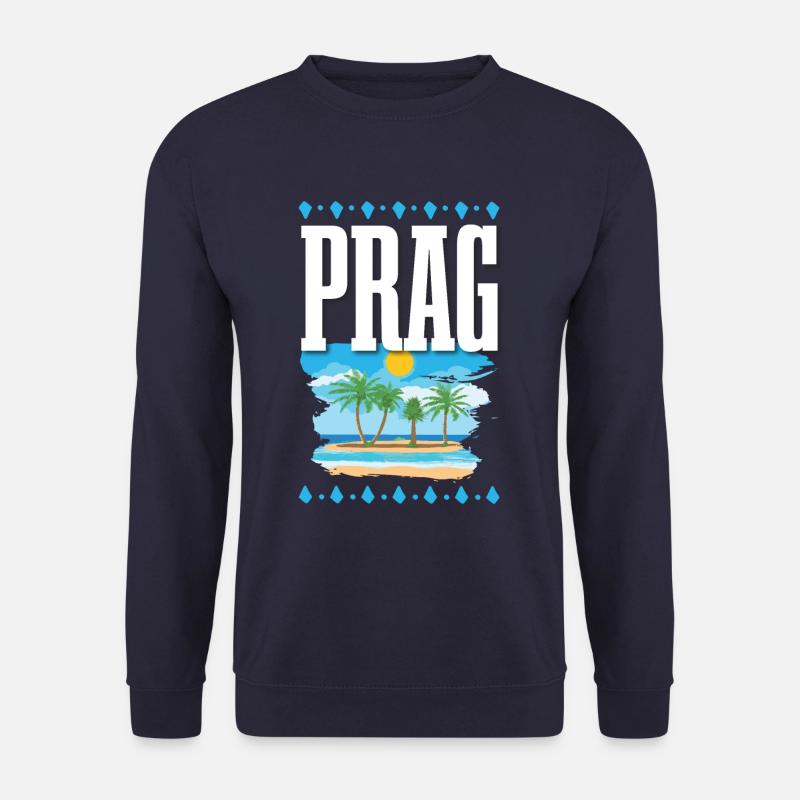 Prag - Unisex Pullover - Navy