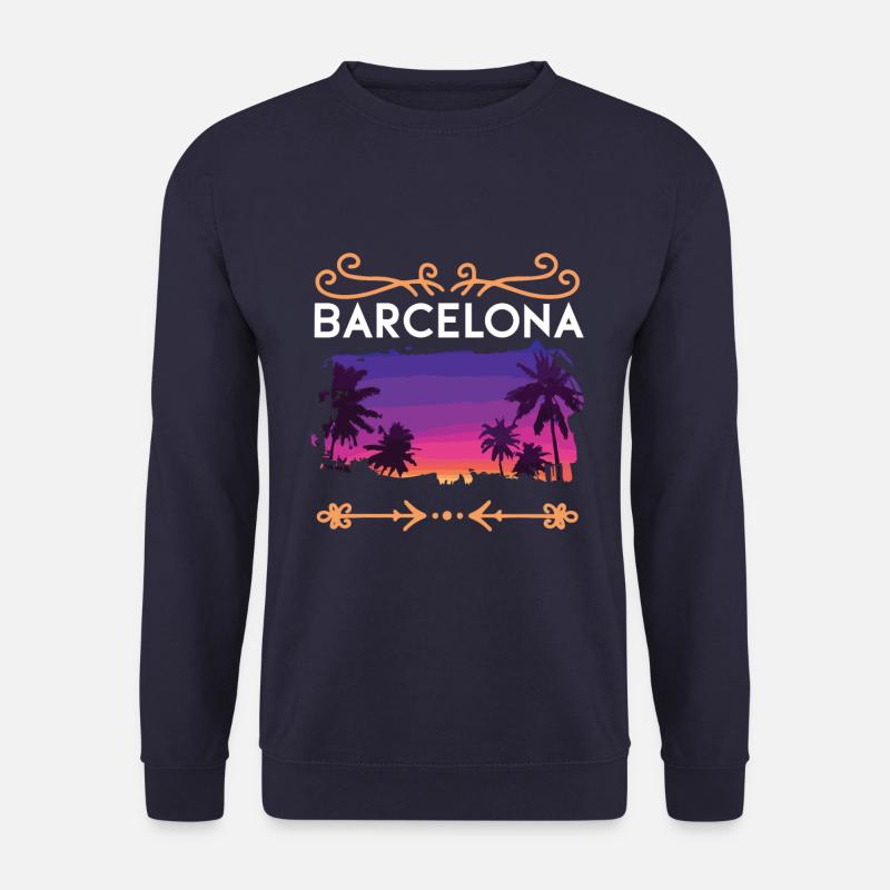 Barcelona - Unisex Pullover - Navy