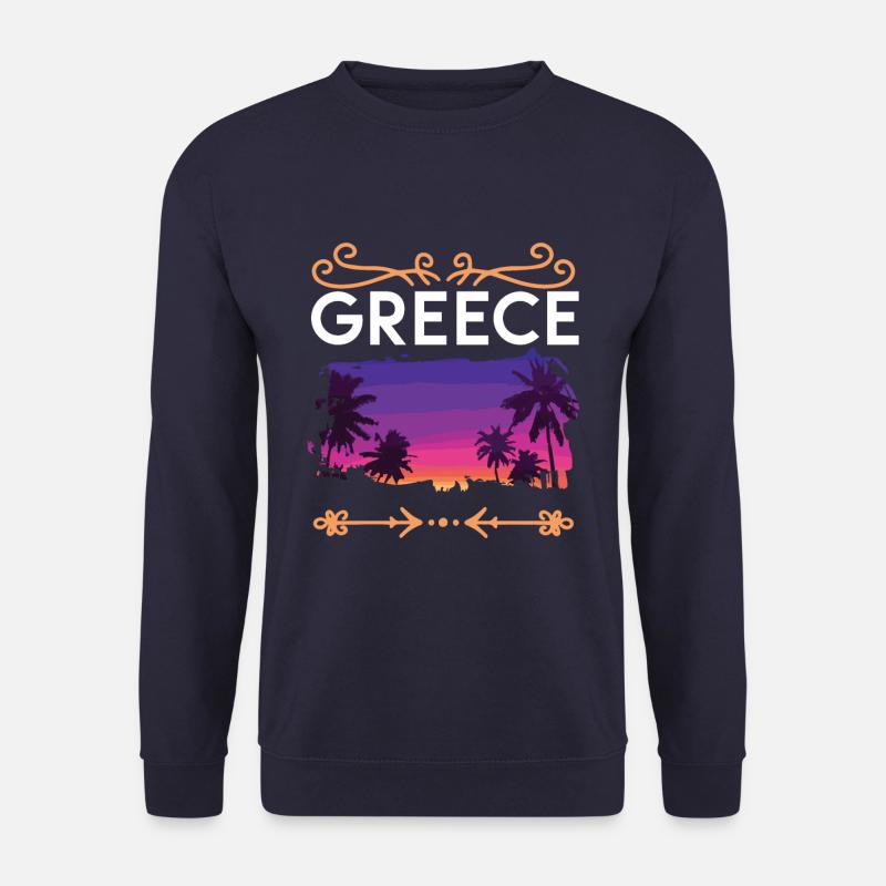 Greece - Unisex Pullover - Navy