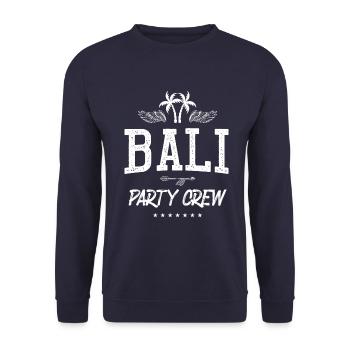Bali Party Crew - Unisex Sweatshirt - navy - Front - Alina (178cm) & Michal (187cm)