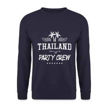 Thailand Party Crew - Unisex Pullover - Navy - Vorne - Alina (178cm) & Michal (187cm)