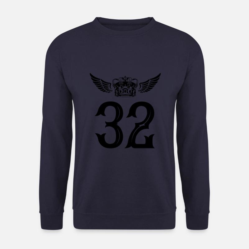 32 Number crown - Unisex Sweatshirt - navy