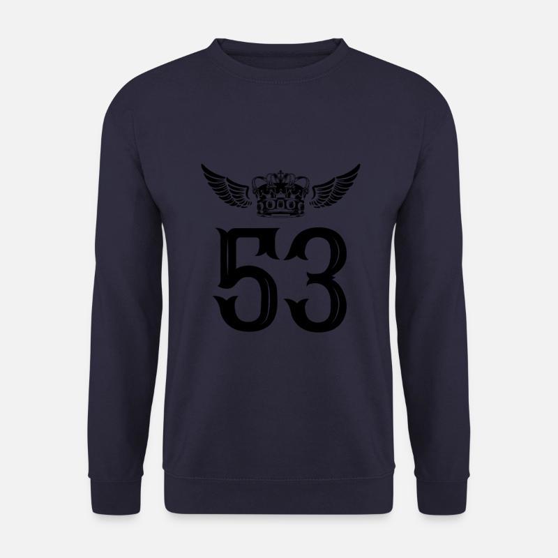 53 Number crown - Unisex Sweatshirt - navy