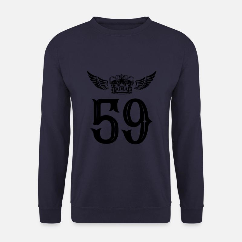 59 Zahl Krone - Unisex Pullover - Navy
