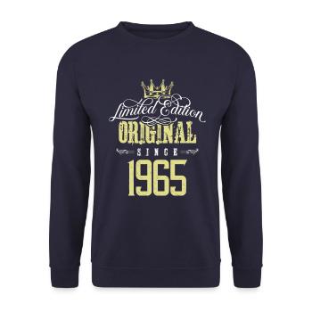 Édition limitée 1965 - Sweat-shirt Unisexe - marine - Devant - Alina (178cm) & Michal (187cm)