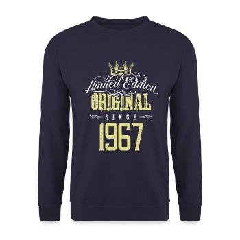 1967 limited edition - Unisex Pullover - Navy - Vorne - Alina (178cm) & Michal (187cm)