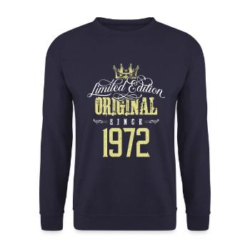 Édition limitée 1972 - Sweat-shirt Unisexe - marine - Devant - Alina (178cm) & Michal (187cm)