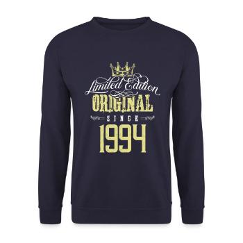 Édition limitée 1994 - Sweat-shirt Unisexe - marine - Devant - Alina (178cm) & Michal (187cm)