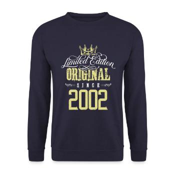 Édition limitée 2002 - Sweat-shirt Unisexe - marine - Devant - Alina (178cm) & Michal (187cm)