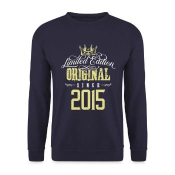 Édition limitée 2015 - Sweat-shirt Unisexe - marine - Devant - Alina (178cm) & Michal (187cm)