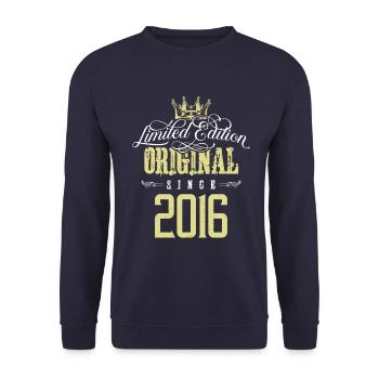Édition limitée 2016 - Sweat-shirt Unisexe - marine - Devant - Alina (178cm) & Michal (187cm)