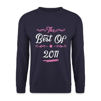 2011 best of - Unisex Pullover - Navy - Vorne - Alina (178cm) & Michal (187cm)