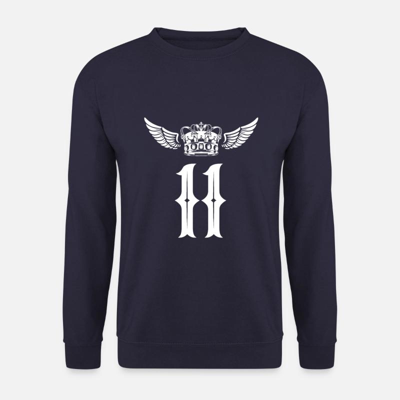11 Zahl Krone - Unisex Pullover - Navy