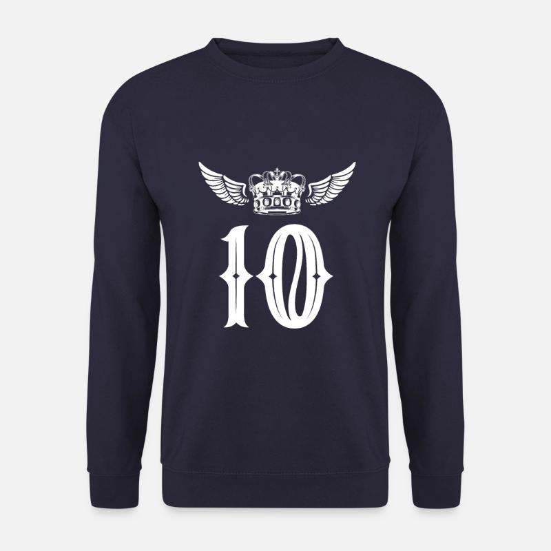 Couronne de 10 chiffres - Sweat-shirt Unisexe - marine