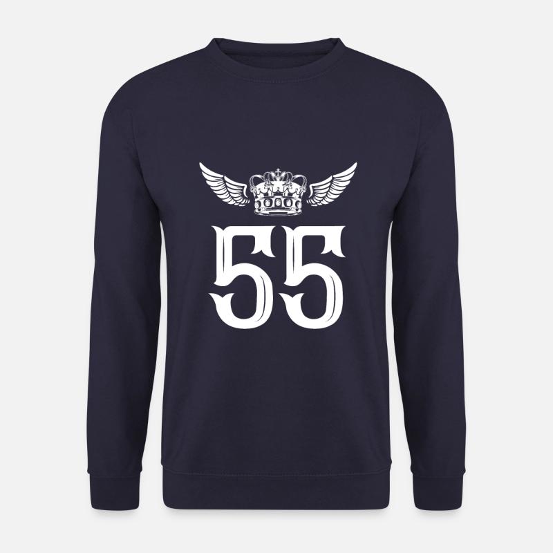 55 Number crown - Unisex Sweatshirt - navy