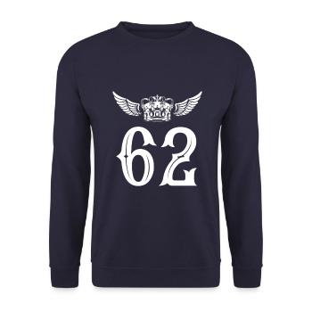 62 Couronne numérique - Sweat-shirt Unisexe - marine - Devant - Alina (178cm) & Michal (187cm)