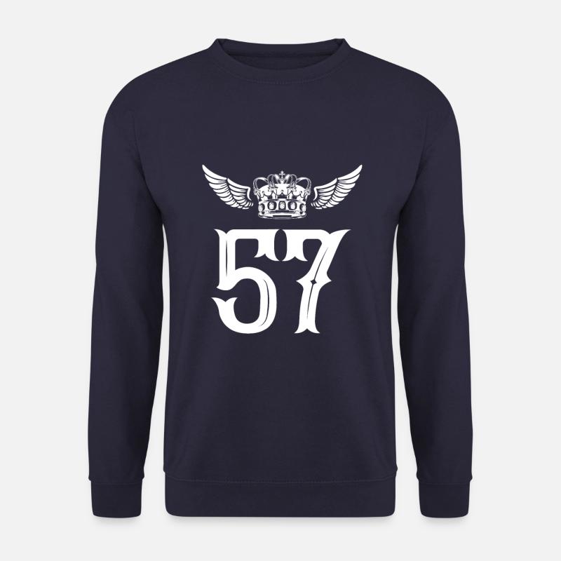57 Number crown - Unisex Sweatshirt - navy