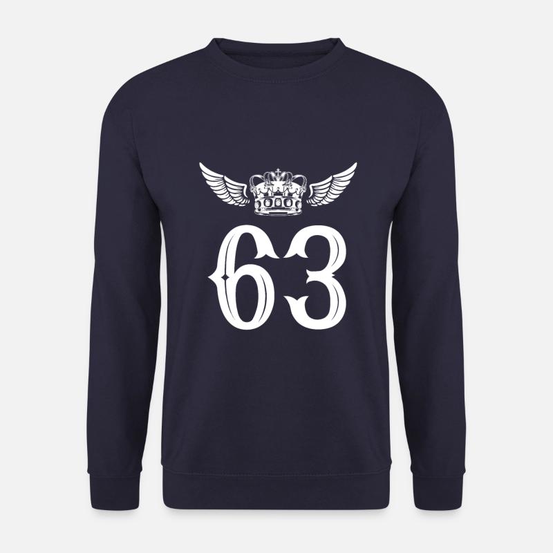 63 Number crown - Unisex Sweatshirt - navy
